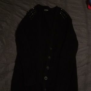 Express sweater with studded shoulders size S
